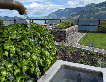 Einheimische Gartengestaltung