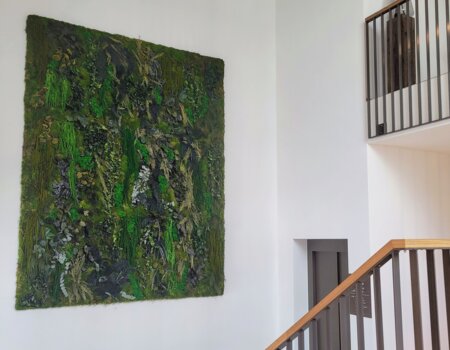 Wandbegrünung mit Pflanzenwand